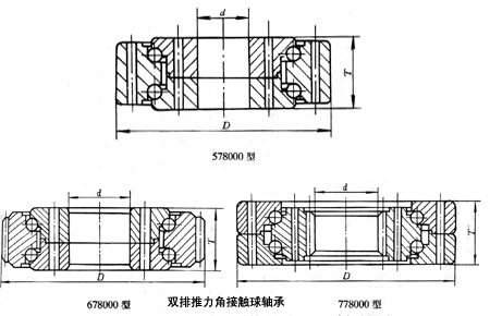 雙排推力角接觸球軸承