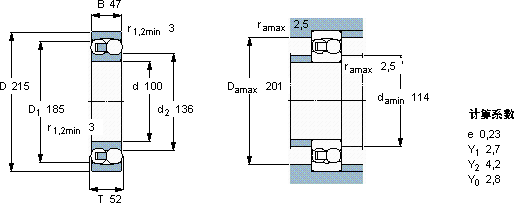 SKF1320軸承圖紙