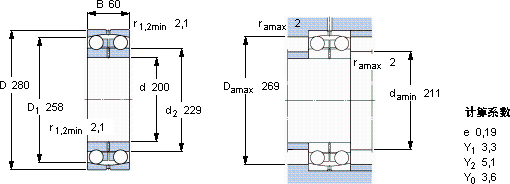 SKF13940軸承圖紙