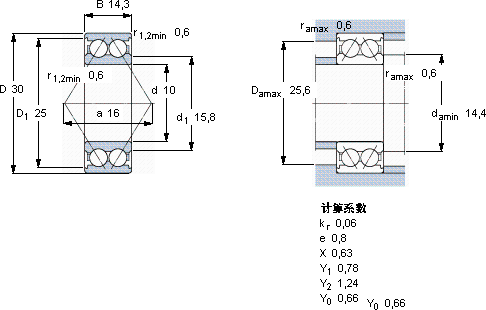 SKF5200 ATN9軸承圖紙