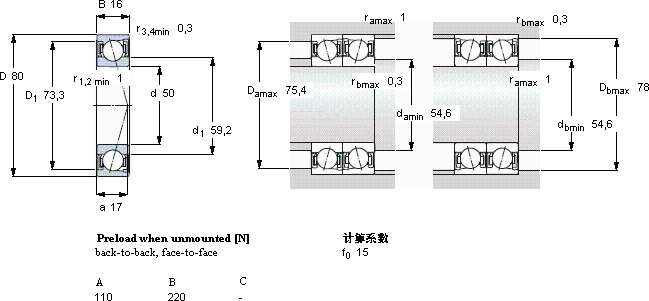 SKFS7010 CD/HCP4A軸承圖紙