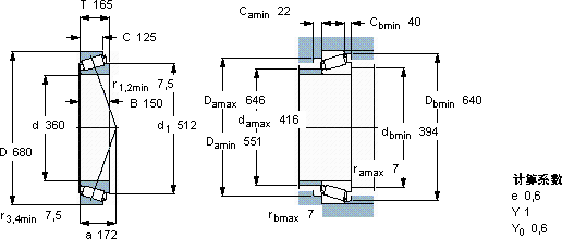 SKF332302軸承圖紙