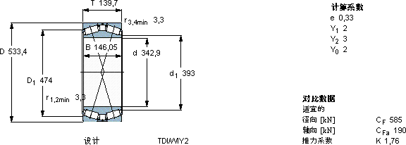 SKF331713 A軸承圖紙