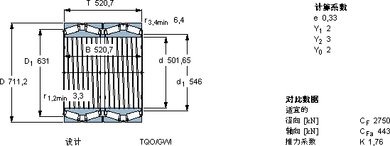 SKF331081 A軸承圖紙