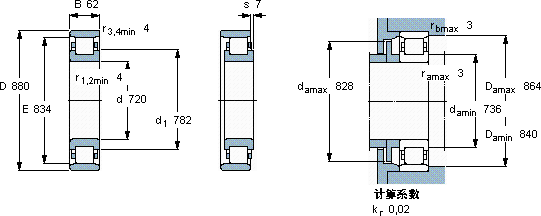 SKF315799軸承圖紙