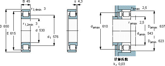 SKF315835 A軸承圖紙