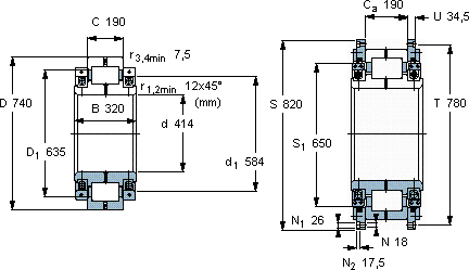 SKF316352 CB軸承圖紙