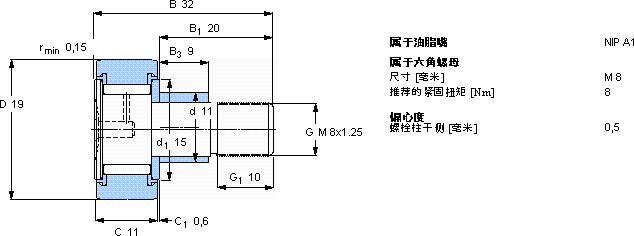 SKFKRE 19 PPA軸承圖紙