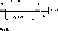 SKFGS 811/500軸承圖紙