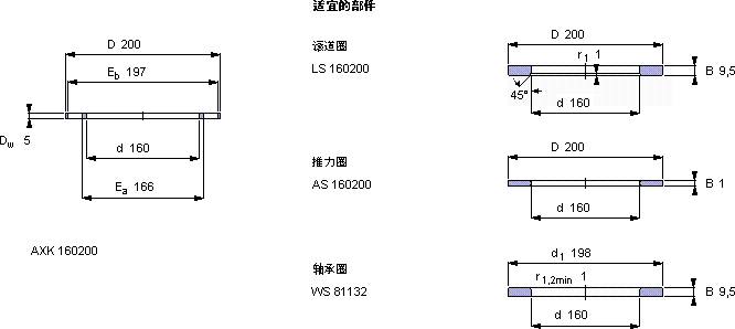 SKFAXK 160200軸承圖紙