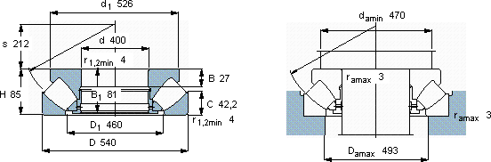 SKF29280軸承圖紙
