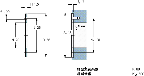 SKFPCMW 203601.5 B軸承圖紙