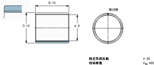 SKFPCM 081010 E軸承圖紙