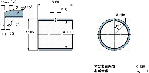 SKFPCM 10010550 M軸承圖紙