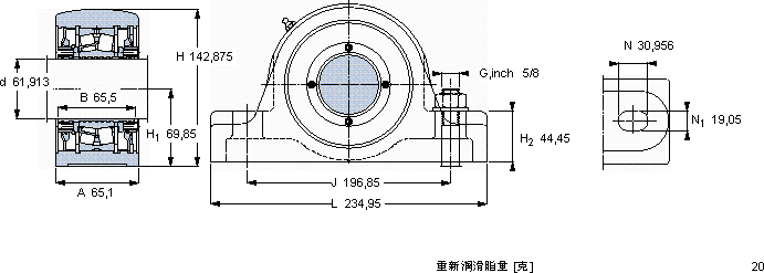 SKFSYR 2.7/16 NH軸承圖紙