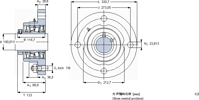 SKFFYR 3.15/16軸承圖紙