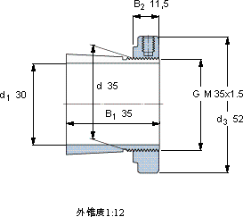 SKFH 307 E軸承圖紙