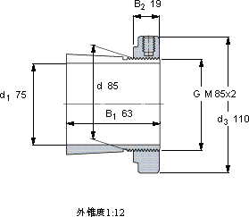 SKFH 317 E軸承圖紙