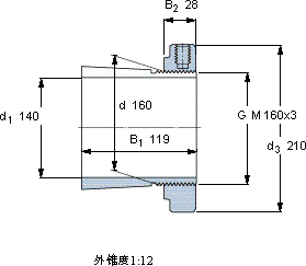 SKFH 3132 E軸承圖紙
