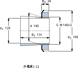 SKFH 2328 L軸承圖紙