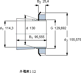 SKFSNW 3126x4.1/2軸承圖紙