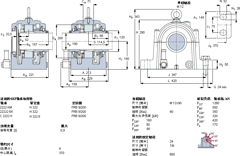 SKF53軸承圖紙
