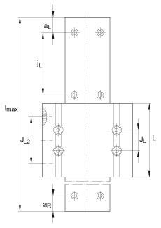 INA直線循環(huán)球軸承單元滑塊 KWVK32-AL, 鋁滑塊