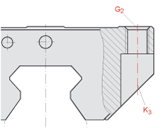 INA夾緊單元 RUKS55-D-A-H-SR, 直線循環(huán)滾柱軸承及導軌組件，油聯(lián)結(jié)器在側(cè)面