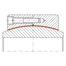 INA大的關(guān)節(jié)軸承 GE400-DW, 根據(jù) DIN ISO 12 240-1 標(biāo)準(zhǔn)，免維護(hù)