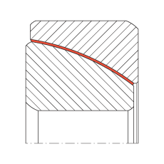 INA角接觸關(guān)節(jié)軸承 GE140-SW, 根據(jù) DIN ISO 12 240-2 標(biāo)準(zhǔn)，免維護(hù)
