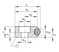 INA導(dǎo)軌 LFS32-FH, 平實體輪廓，半根導(dǎo)軌，帶一根軌道軸；可提供耐腐蝕設(shè)計