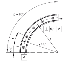 INA導(dǎo)軌 LFS32-OV-300/180-VBS, 實(shí)心曲導(dǎo)軌；可提供耐腐蝕設(shè)計(jì)