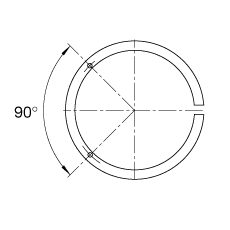 FAG退卸套 AH3968-H, 根據(jù) DIN 5416 標(biāo)準(zhǔn)的主要尺寸, 錐度 1:12