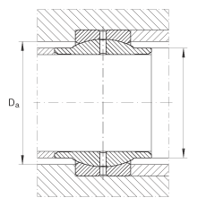 INA關(guān)節(jié)軸承 GE100-LO, 根據(jù) DIN ISO 12 240-1 標(biāo)準(zhǔn)，需維護(hù)
