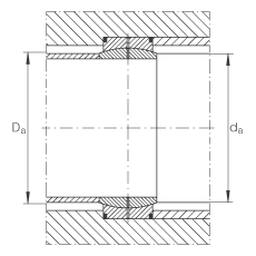 INA關(guān)節(jié)軸承 GE70-DO, 根據(jù) DIN ISO 12 240-1 標(biāo)準(zhǔn)，需維護(hù)