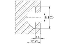 INA可伸縮直線執(zhí)行器 MTKUSE25-ZR, 齒形帶驅動；帶六排球的滑塊