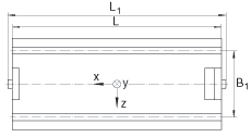INA直線執(zhí)行器 MKUE-25-ZR..-N, 帶有兩排球的滑塊