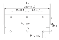 INA直線執(zhí)行器 MKUSE25-ZR, 帶有六排球的滑塊