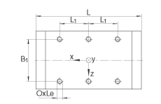 INA直線執(zhí)行器 MKUE-25-KGT20, 帶有四排球的滑塊