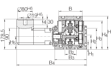 INA可伸縮直線執(zhí)行器 MTKUSE25-ZR, 齒形帶驅動；帶六排球的滑塊