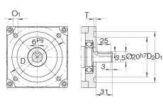 INA直線執(zhí)行器 MKUSE25-ZR, 帶有六排球的滑塊