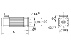 INA伺服電機(jī) MOT-HDY92-E4-44S, 