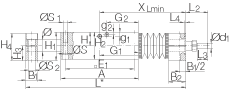 INA直線工作臺 LTE40-Tr24x5-B, 梯形絲桿驅動