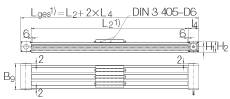 INA串聯(lián)直線執(zhí)行器 MDKUE15-3ZR, 帶有兩排球的滑塊