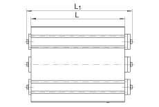 INA直線執(zhí)行器 MLFI140-3ZR, 內導向滑塊，帶三個齒形帶