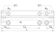 INA導(dǎo)軌 MVZ3015, 固定保持架的導(dǎo)軌；可提供耐腐蝕設(shè)計