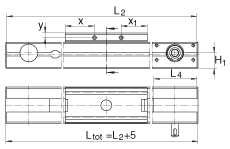 INA直線執(zhí)行器 MLFI25056-ZR, 內(nèi)導(dǎo)向滑塊