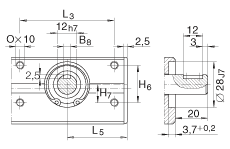 INA直線執(zhí)行器 MLFI25056-ZR, 內(nèi)導(dǎo)向滑塊