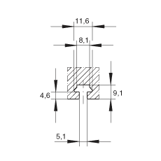 INA直線執(zhí)行器 MLFI25056-ZR, 內(nèi)導(dǎo)向滑塊