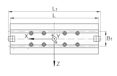 INA直線執(zhí)行器 MKUVE20-B-ZR, 帶有四排球的滑塊